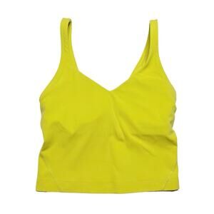 Lululemon Align Tank Top Yellow Serpentine Size 0